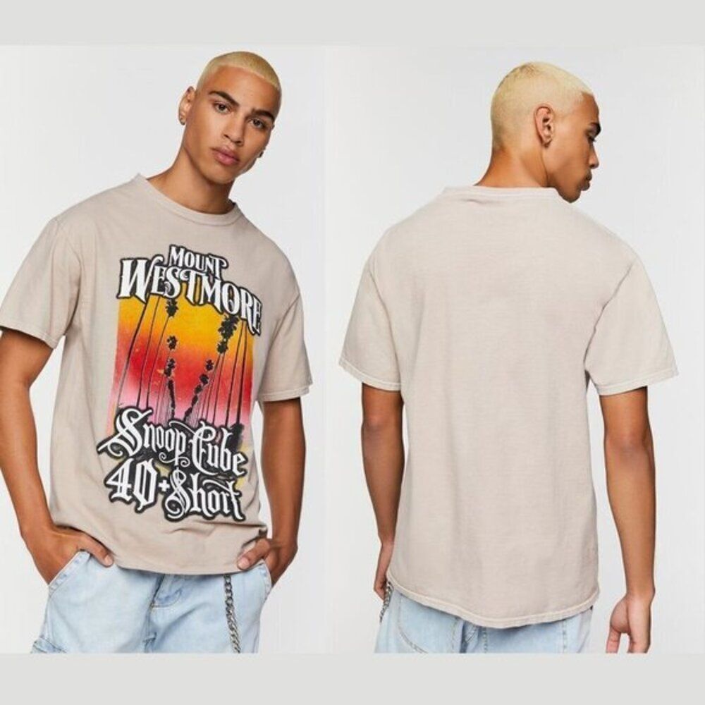 Forever 21 Men's‎ Mount Westmore Graphic Tee